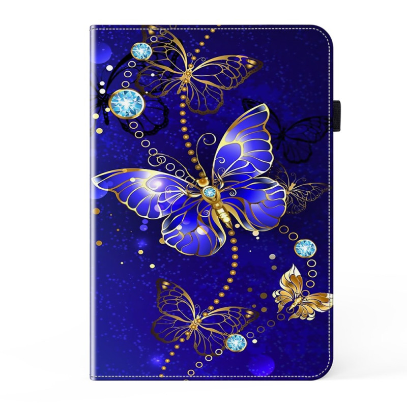 Étui Samsung Galaxy Tab S9 / S9 FE Papillons Diamant