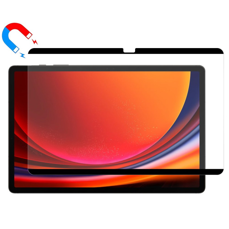 Protecteur d'Écran Magnétique pour Samsung Galaxy Tab S9 FE Plus / S9 Plus / S8 Plus / S7 FE PVC Réutilisable
