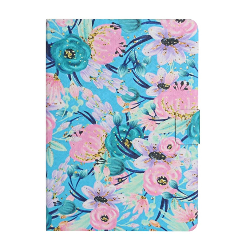 Housse Samsung Galaxy Tab A9 Fleurs Roses