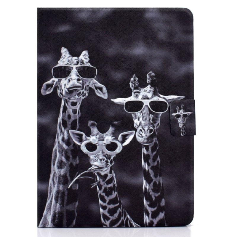Housse Samsung Galaxy Tab A9 Trois Girafes