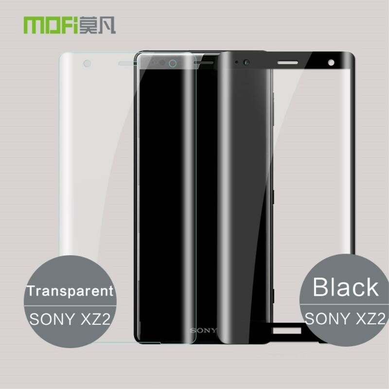 Protection en verre trempé incurvée pour Sony Xperia XZ2 MOFI