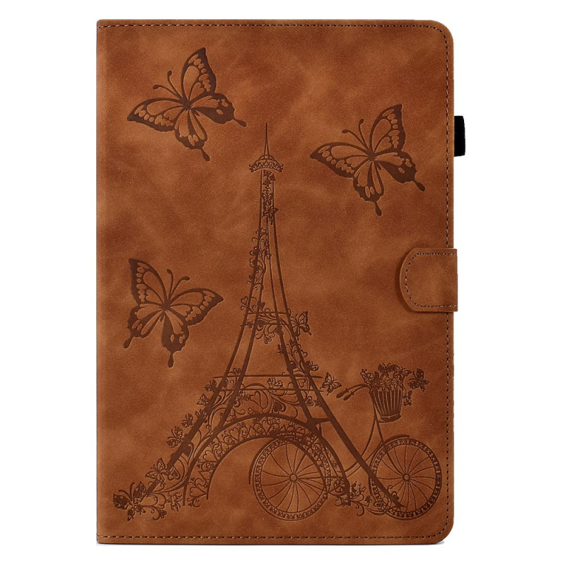 Housse Samsung Galaxy Tab A9 Tour Eiffel Papillons