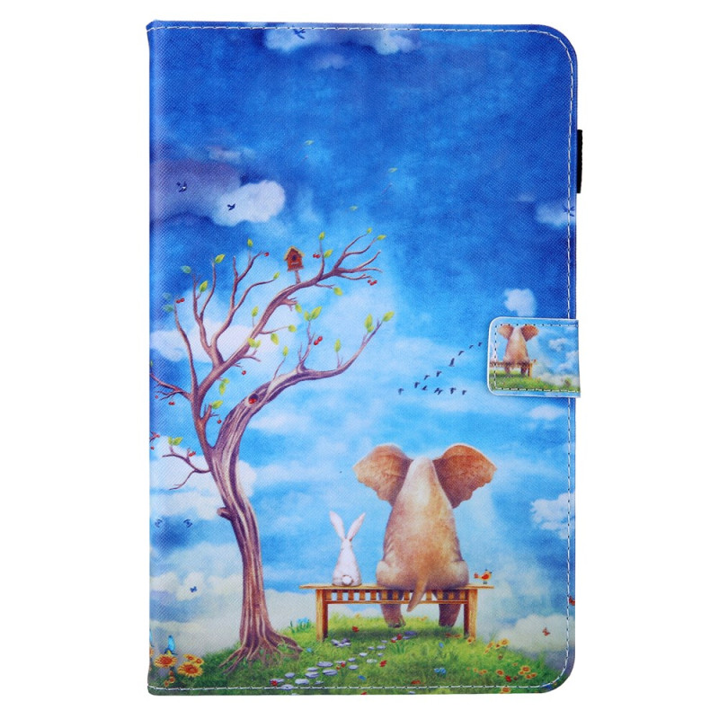 Housse Samsung Galaxy Tab A11 Plus / A9 Plus Éléphant et Lapin