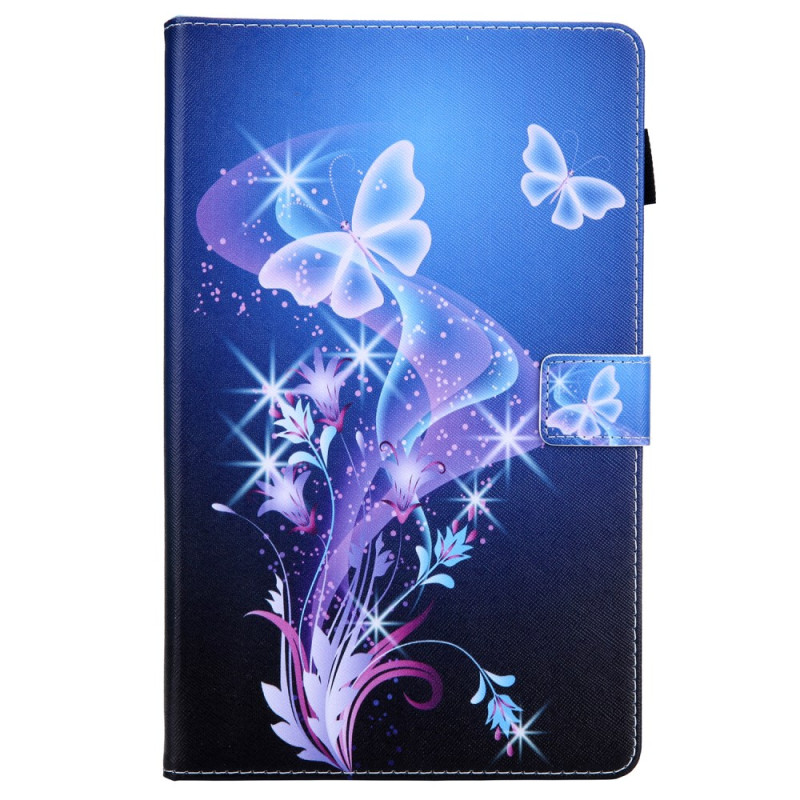 Housse Samsung Galaxy Tab A9+ X210 / X215 / X216B Housse de protection intelligente avec motif - Papillon de rêve