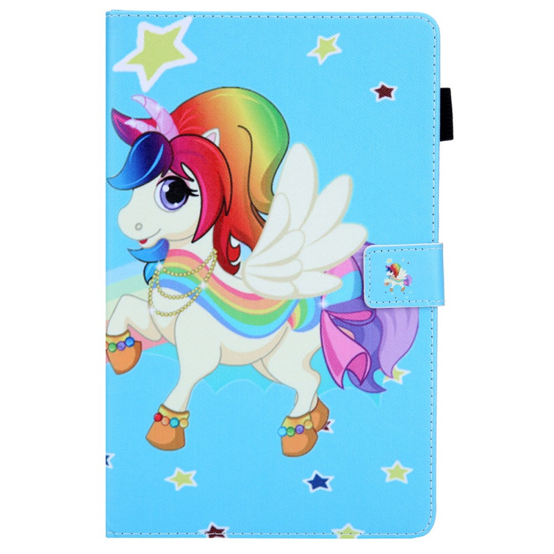 Housse Samsung Galaxy Tab A11 Plus / A9 Plus Licorne dans les Étoiles