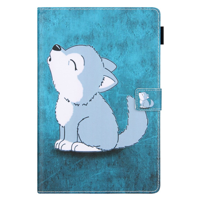 Housse Samsung Galaxy Tab A9 Plus Loup Mignon