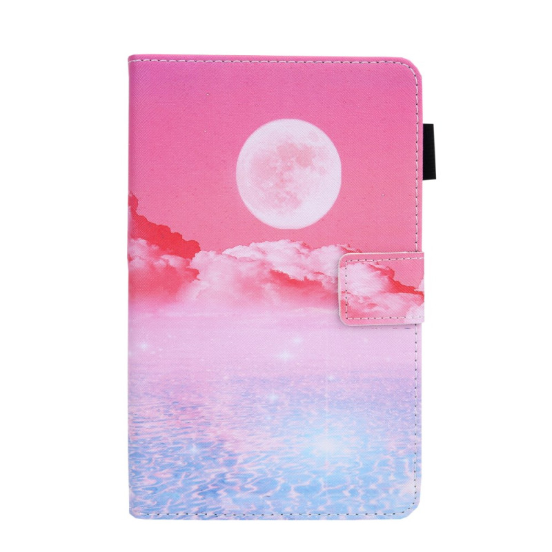 Housse Samsung Galaxy Tab A11 Plus / A9 Plus Lune Rouge