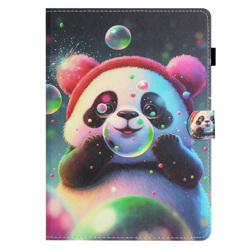 Housse Samsung Galaxy Tab A9 Plus Panda Bulles