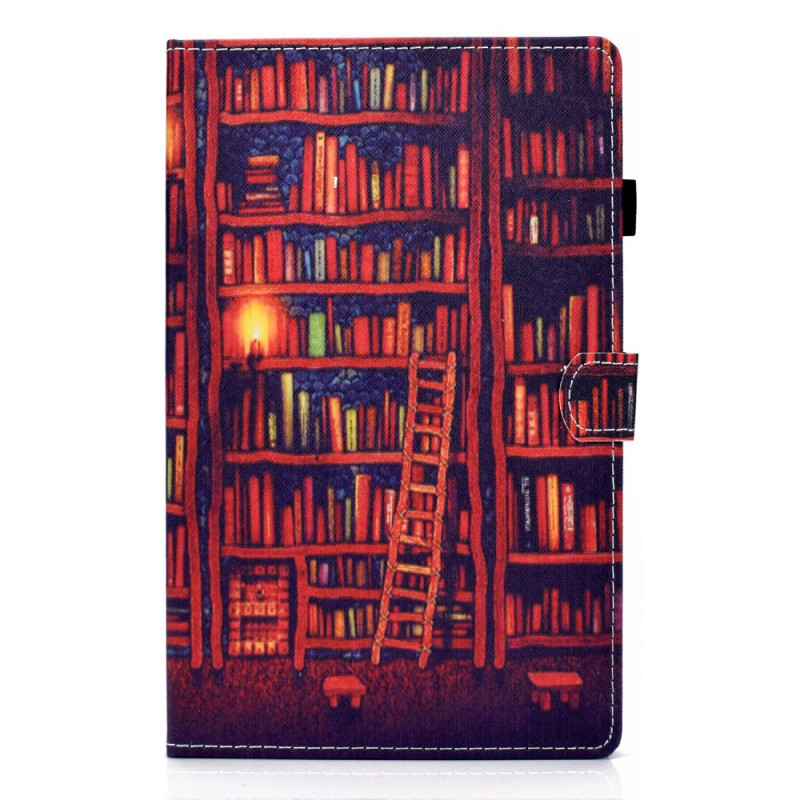 Housse Samsung Galaxy Tab A11 Plus / A9 Plus Bibliothèque