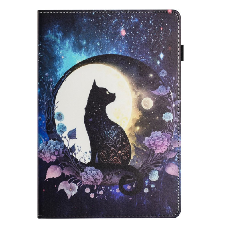 Étui Samsung Galaxy Tab A11 Plus / A9 Plus Chat Lunaire