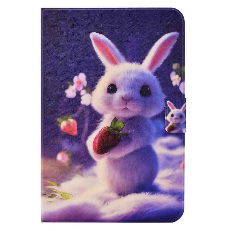 Housse Samsung Galaxy Tab A9 Plus Lapin aux Fraises