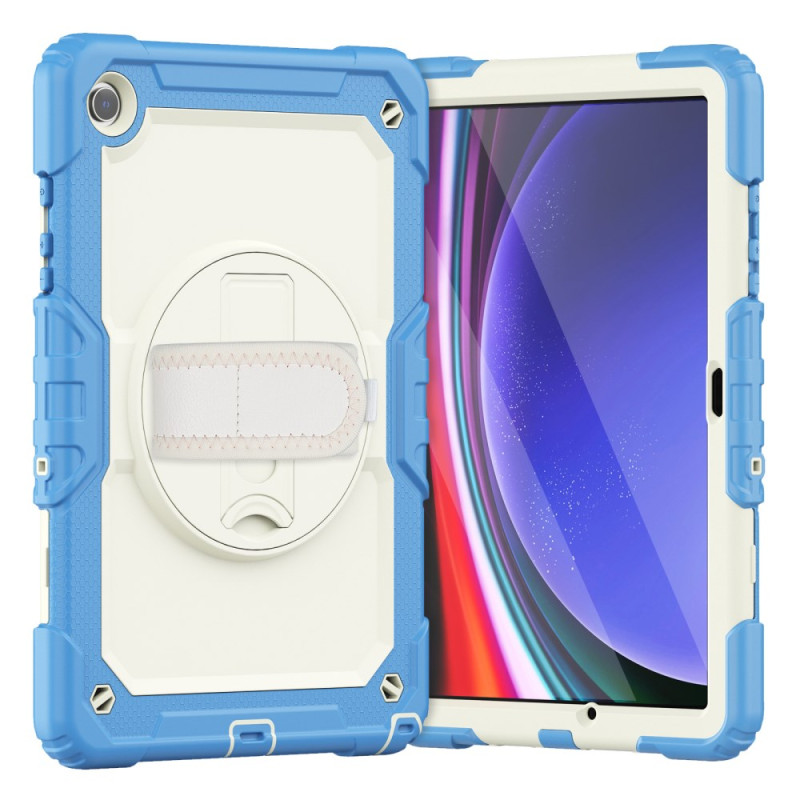 Coque Samsung Galaxy Tab A9 Plus Protecteur d'Écran et Support Rotatif
