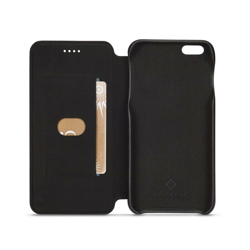 Flip Cover iPhone 6/6S LC.IMEEKE Effet Cuir