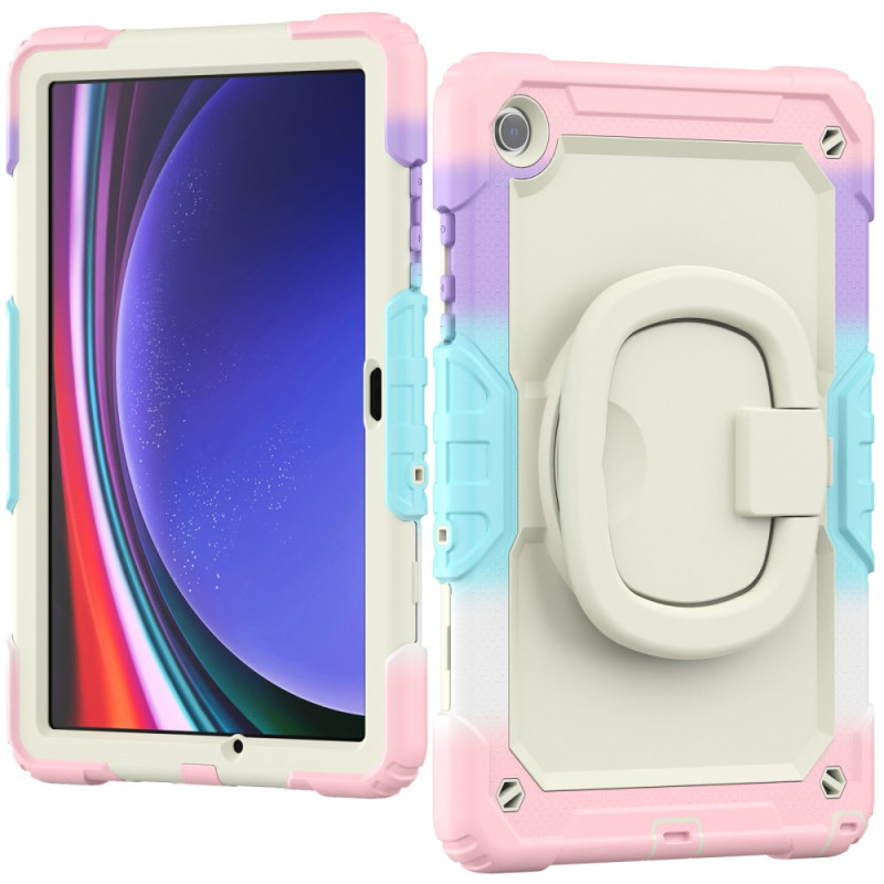 Coque Samsung Galaxy Tab A11 Plus / A9 Plus Anneau-Support et Bandoulière Contraste