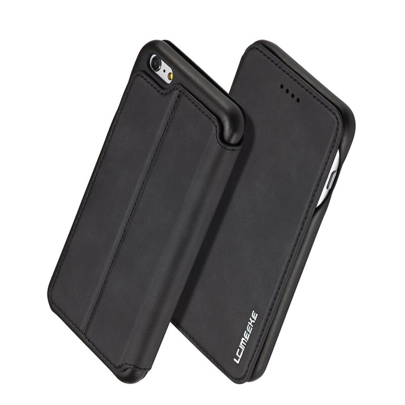 Flip Cover iPhone 6/6S LC.IMEEKE Effet Cuir