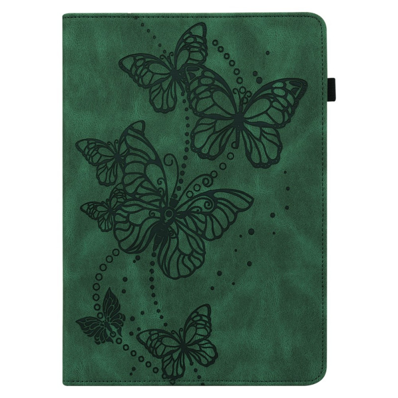 Étui Samsung Galaxy Tab A11 Plus / A9 Plus Porte-Cartes Motif Papillons