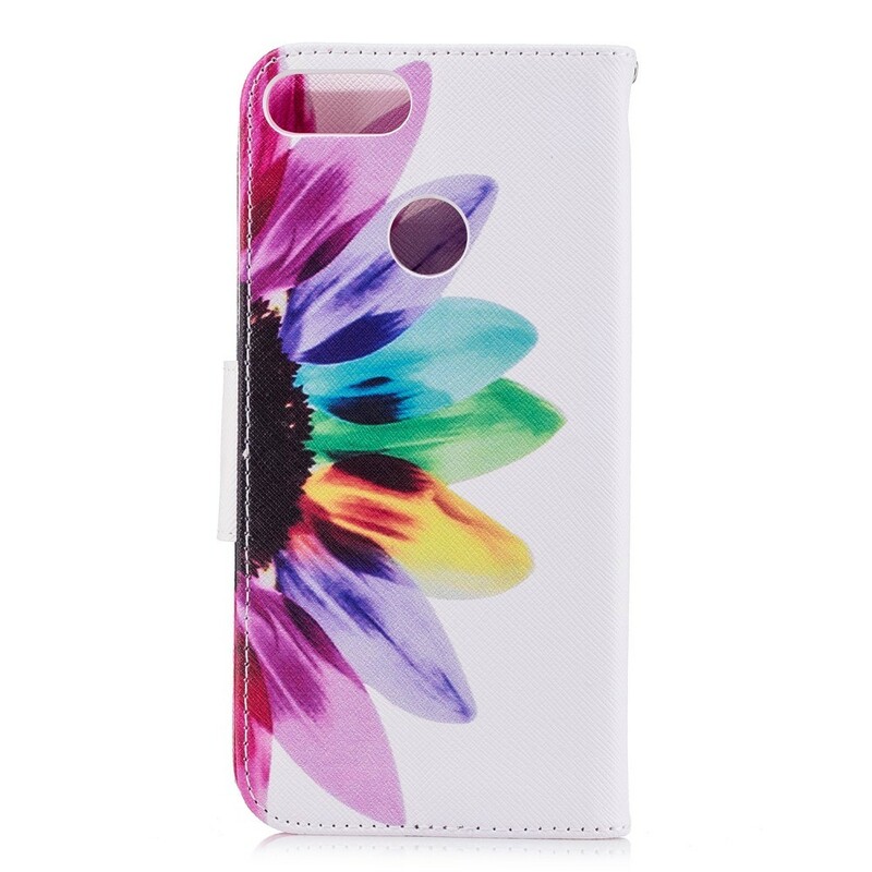 Housse Huawei P Smart Fleur Aquarelle