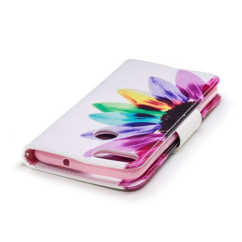 Housse Huawei P Smart Fleur Aquarelle