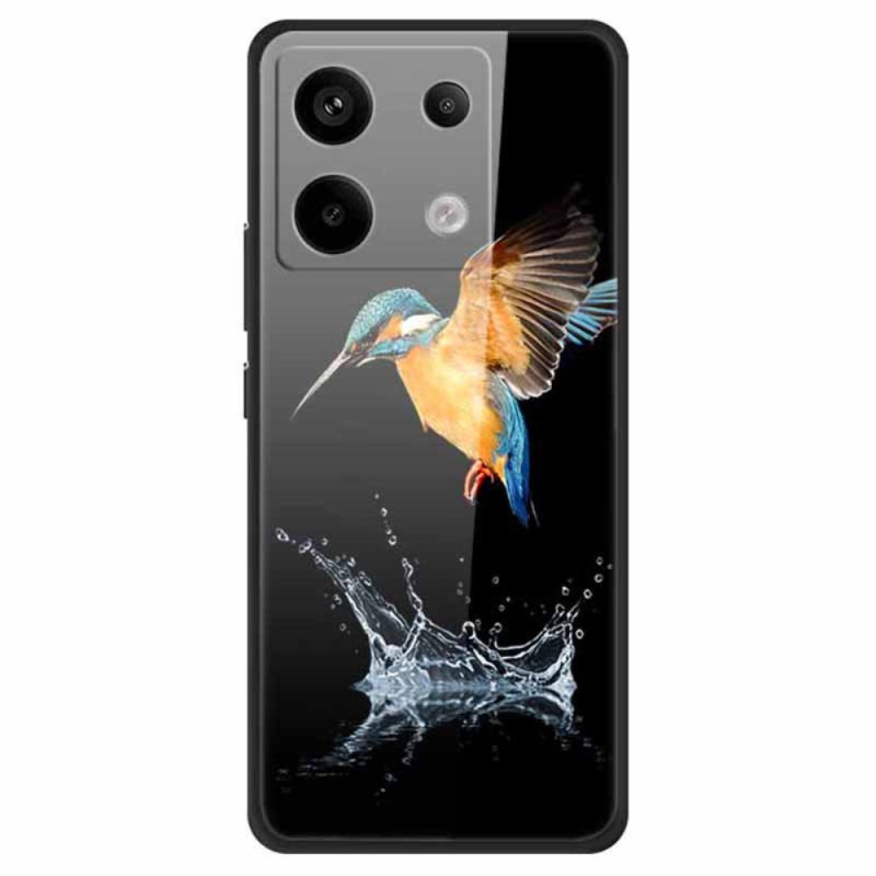 Coque Xiaomi Redmi Note 13 Pro 5G / Poco X6 5G Verre Trempé Oiseau Couronné