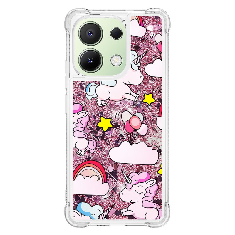 Coque Xiaomi Redmi Note 13 4G Paillettes Motif Cartoon