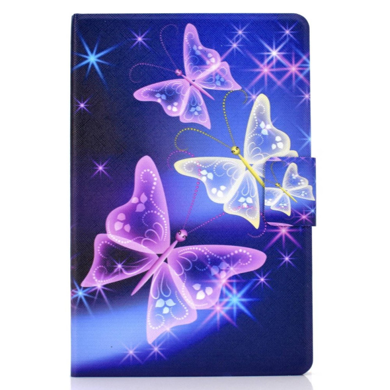 Housse Samsung Galaxy Tab S8 / S7 Papillons Brillants