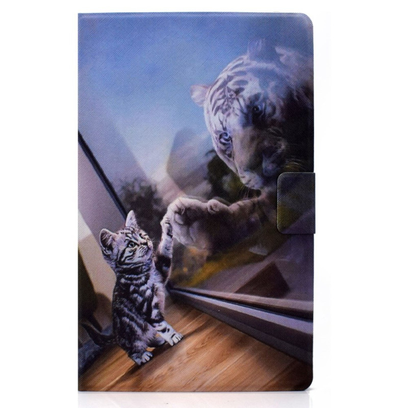 Housse Samsung Galaxy Tab S78 / S7 Tigre et Chaton