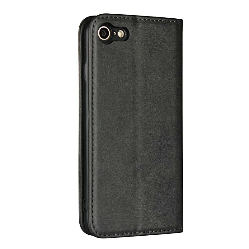 Flip Cover iPhone 8 / 7 Premium Simili Cuir Coutures