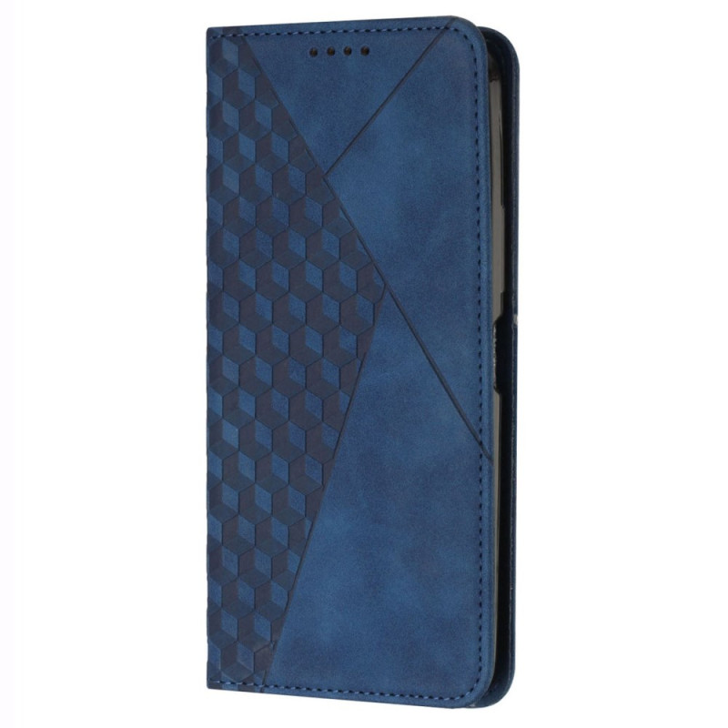 Flip Cover Realme 12 Pro Plus Effet Cuir Design Losanges