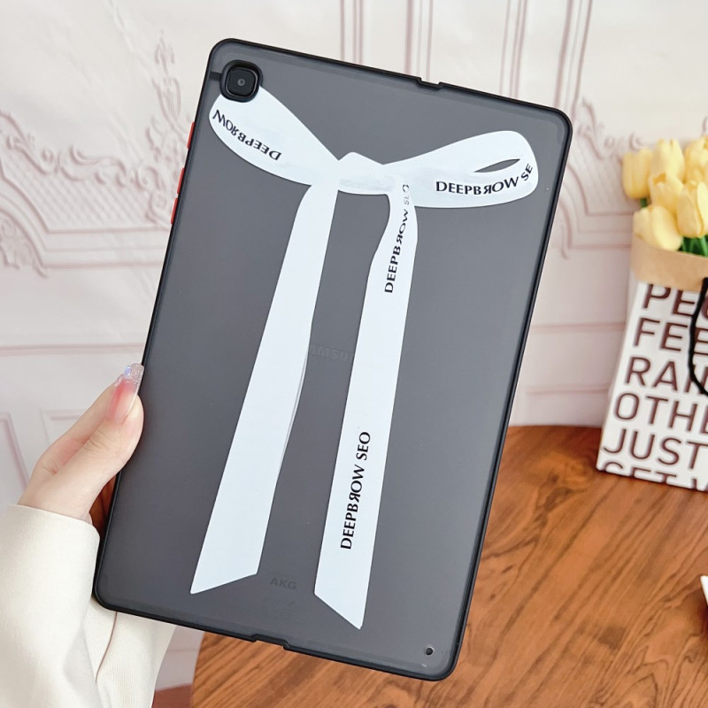 Coque Samsung Galaxy Tab S6 Lite Nœud Blanc