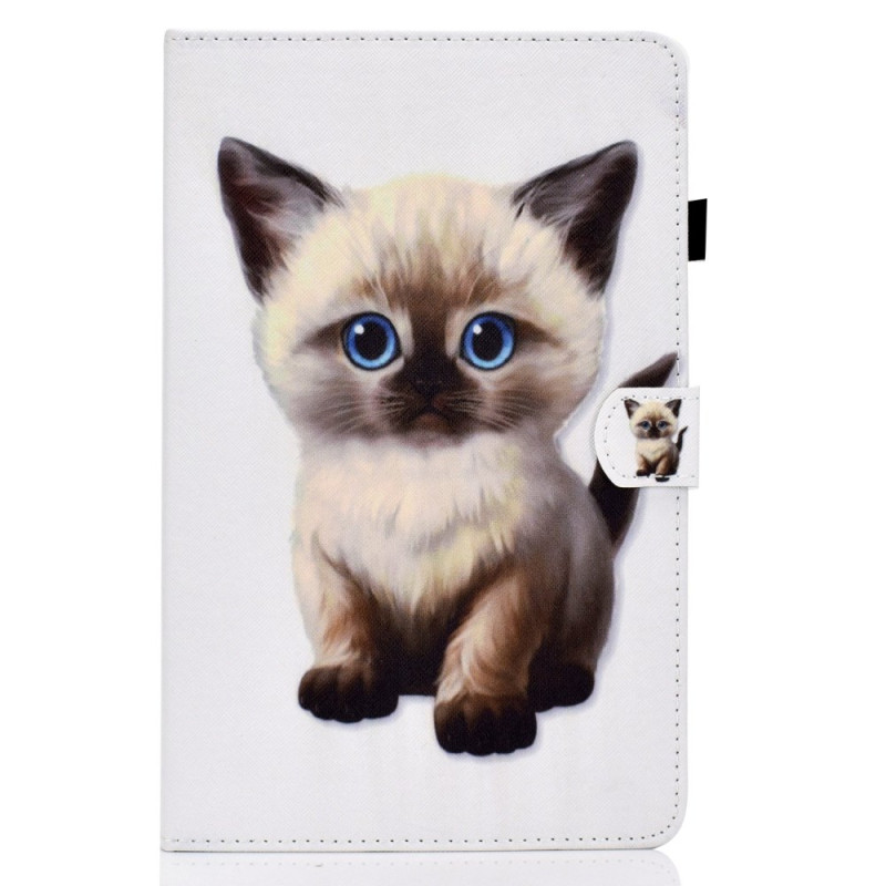 Housse Samsung Galaxy Tab A8 (2022) / (2021) Chaton au Yeux Bleus