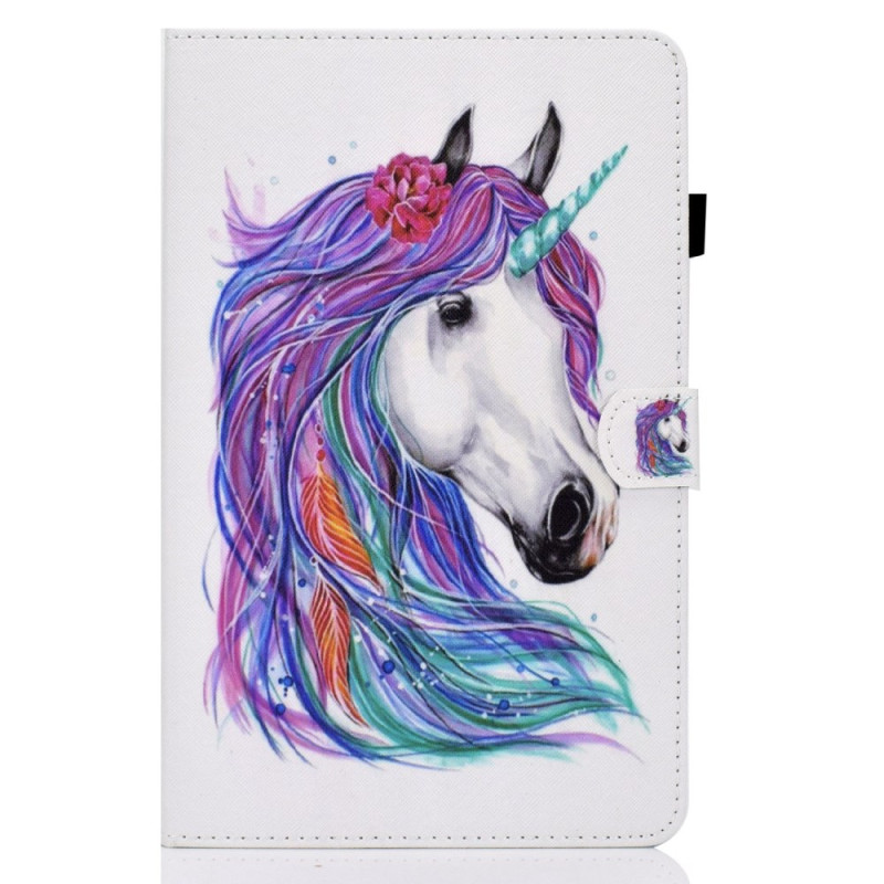 Housse Samsung Galaxy Tab A8 (2022) / (2021) Peinture Licorne