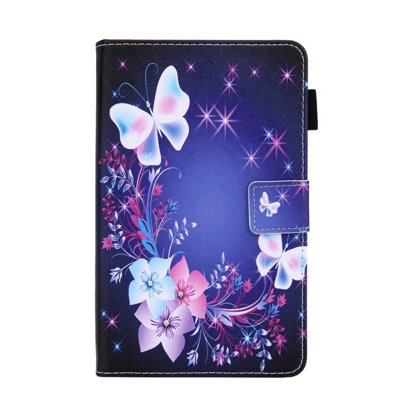 Housse Samsung Galaxy Tab A 8.0 (2019) Fleurs et Papillons