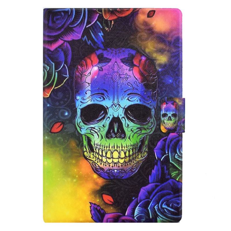 Housse Samsung Galaxy Tab A7 (2022) / (2020) Crâne Coloré