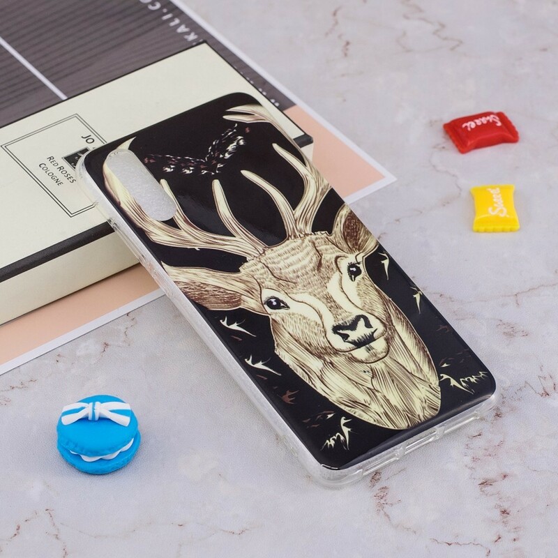 Coque Huawei P20 Cerf Majestueux Fluorescente