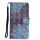 Housse Huawei P20 Fleurs Bleues 3D