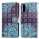 Housse Huawei P20 Fleurs Bleues 3D