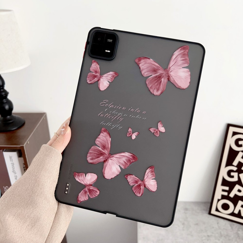 Coque Xiaomi Pad 6 Papillons Rouges