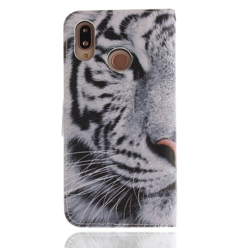 Housse Huawei P20 Lite Tigre Blanc