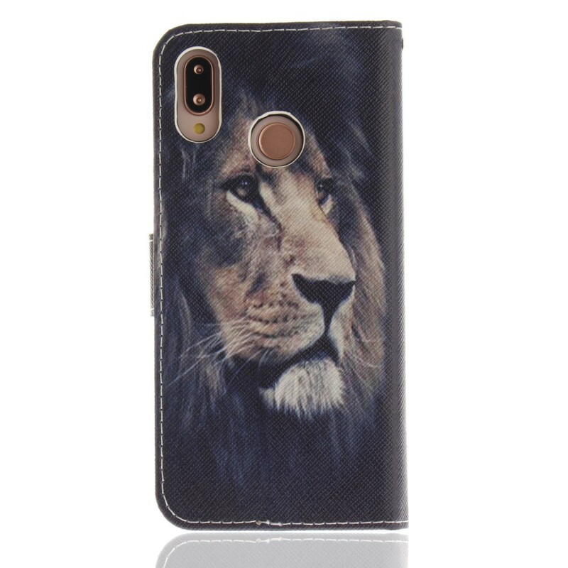 Housse Huawei P20 Lite Dreaming Lion