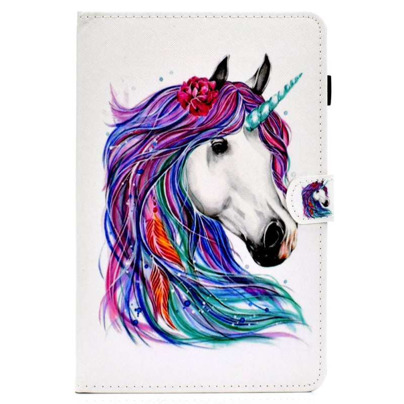 Housse Samsung Galaxy Tab A7 Lite Licorne Artistique