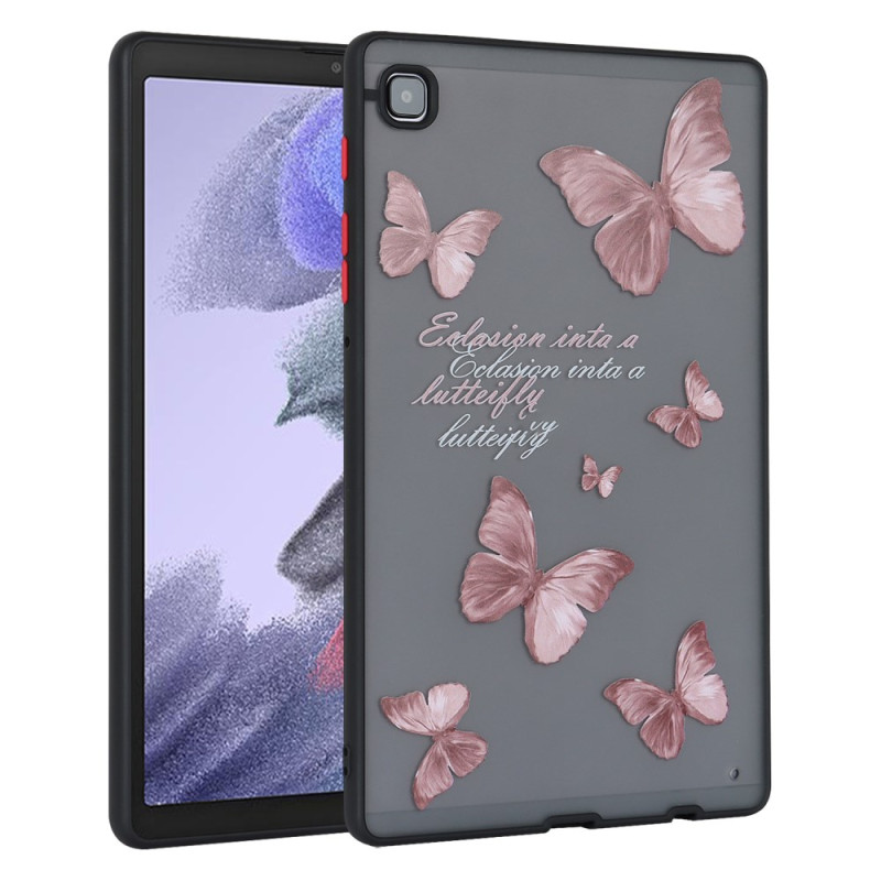Coque Samsung Galaxy Tab A7 Lite Papillons Roses