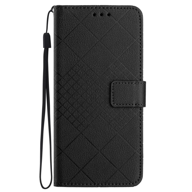 Housse Honor 90 Smart Texture Litchi Motif Losanges