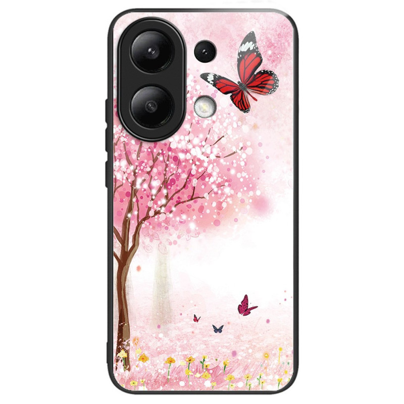 Coque Xiaomi Redmi Note 13 4G Verre Trempé Cerisiers en Fleurs