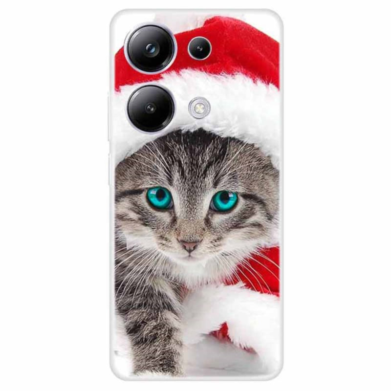 Coque Xiaomi Redmi Note 13 Pro 4G / Poco M6 Pro 4G Chat Noël