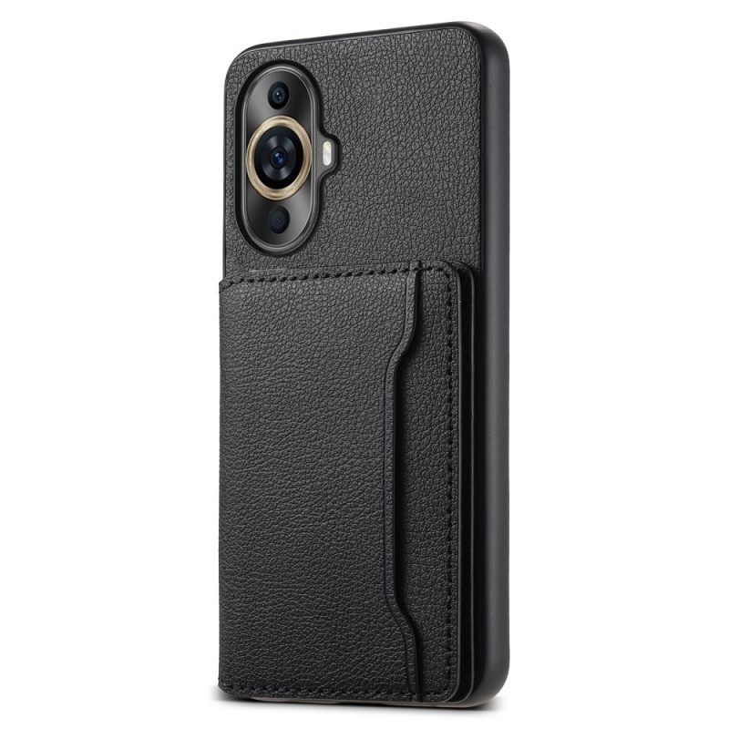 Coque Huawei Nova 12S Effet Cuir Porte-Cartes Support