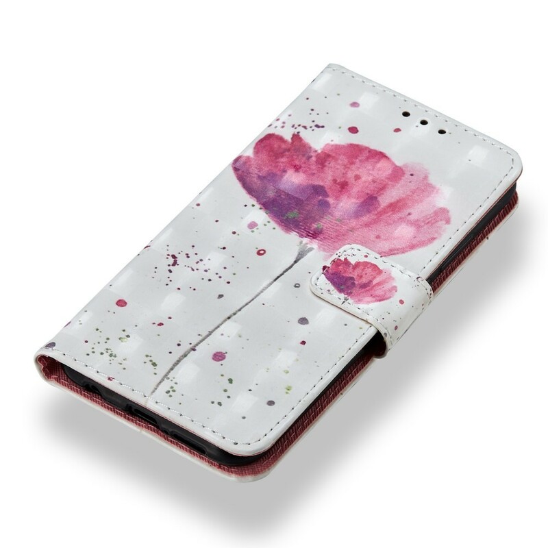 Housse Huawei P20 Lite Coquelicot Aquarelle 3D Housse Huawei P20 Lite Coquelicot Aquarelle 3D