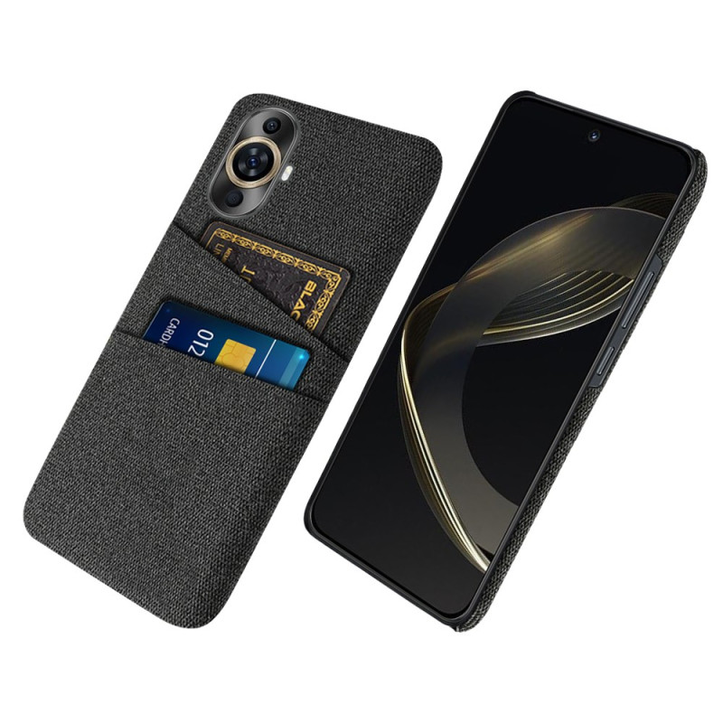 Coque Huawei Nova 12S Tissu Porte-Carte