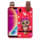 Coque Huawei P20 3D Miss Hibou