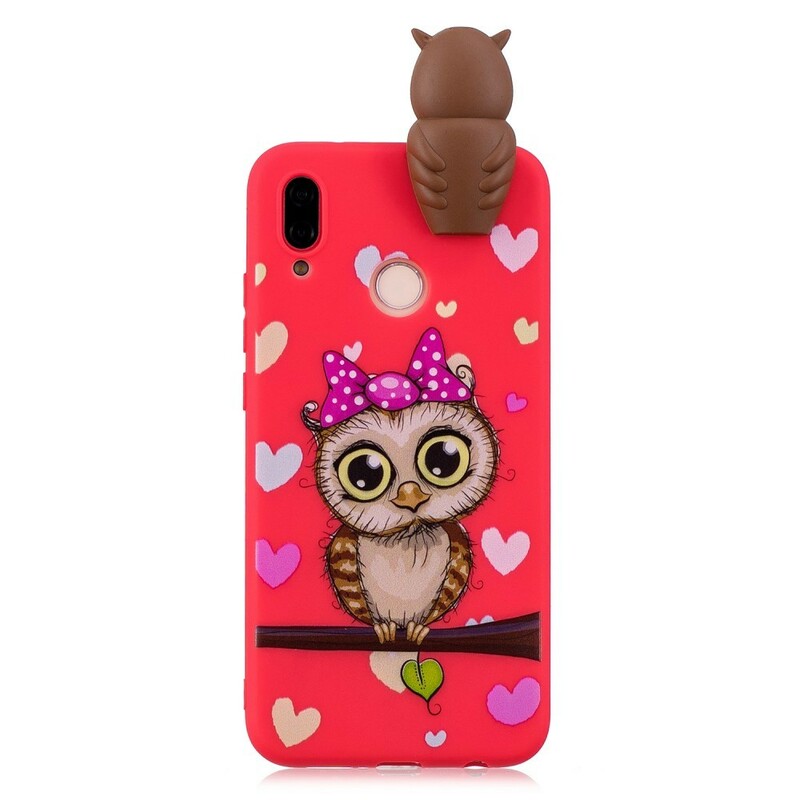 Coque Huawei P20 3D Miss Hibou Coque Huawei P20 3D Miss Hibou