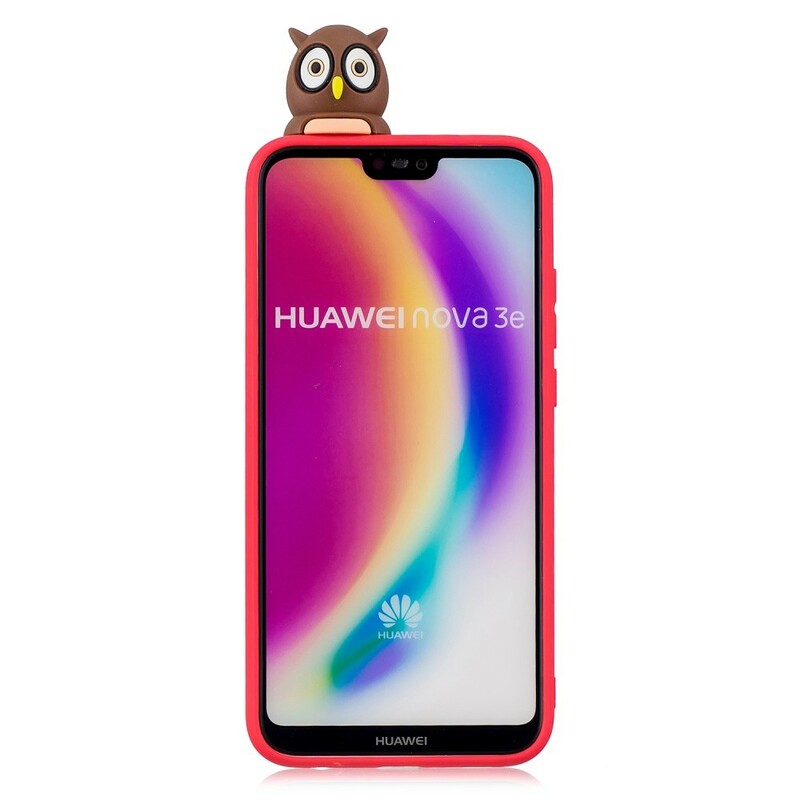 Coque Huawei P20 3D Miss Hibou